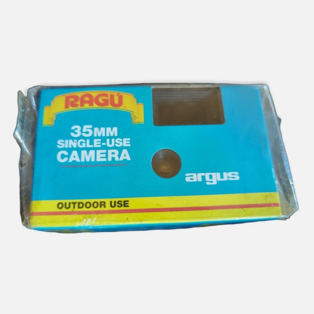 Vintage Ragu 35mm Single-Use
Disposable Camera Argus New in
Plastic
